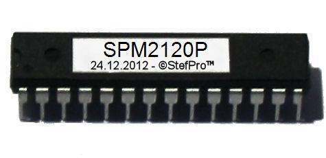 SPM2120 - Quarz / DCF Uhr IC für mittlere Anzeigen, einfacher Wecker, 6 stellig