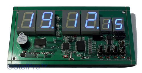 SPO2233 - DCF Uhr mit blauen Anzeigen