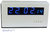 SPDv2233 - DCF Uhr mit blauen Anzeige im gedruckten Gehäuse, mit externer Antenne